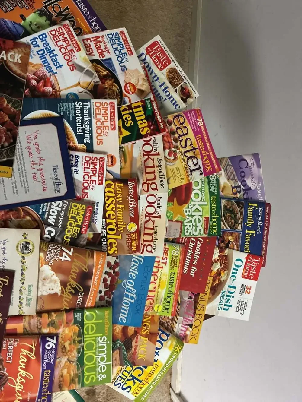 Taste of Home Recipe Magazines Lot of 24 Cookbooks
